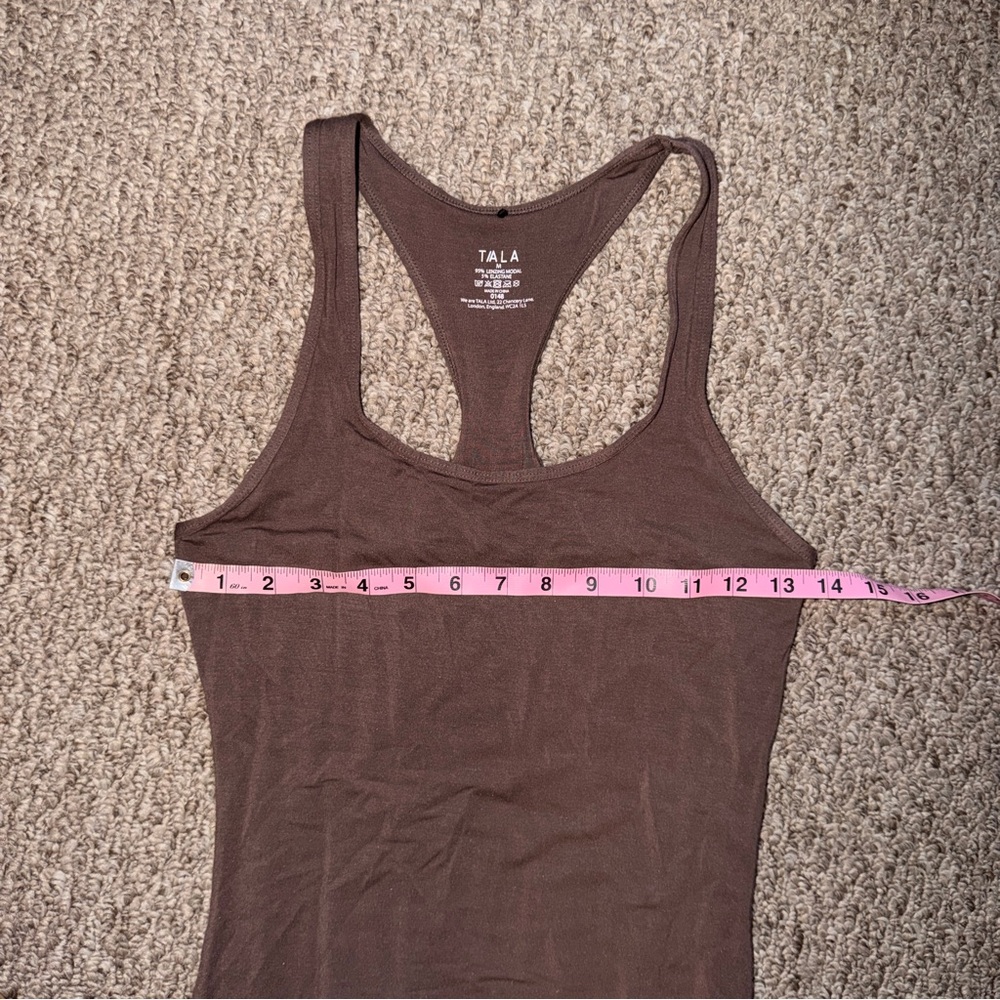 We Are Tala 365 Racerback Bodycon Maxi Dress in Mocha - Picture 7 of 11